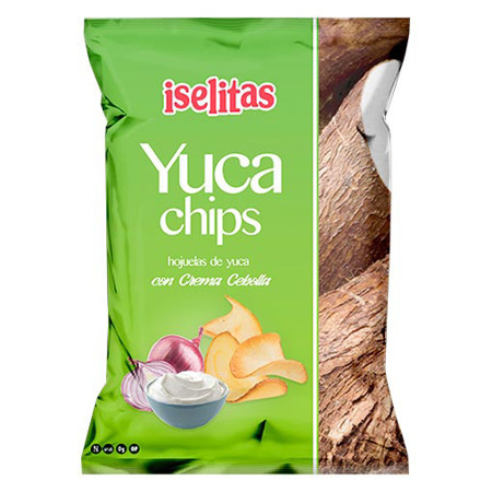 YUCA CHIPS CREMA Y CEBOLLA 70GR 
